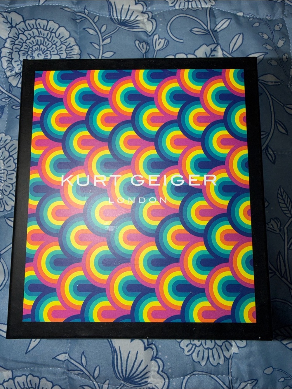 Kurt Geiger Bright Rainbow Geometric Ornament